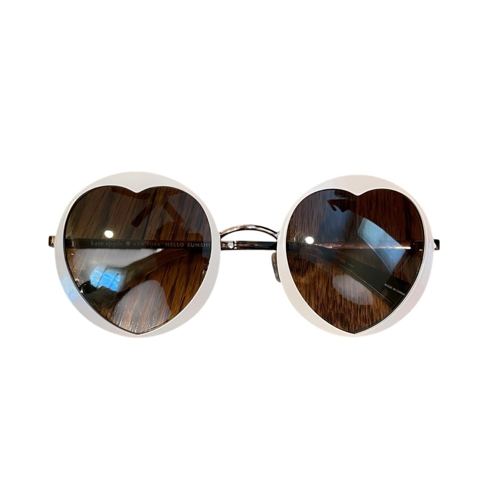 kate spade new york rosarias round heart sunglasses - Picture 4 of 7
